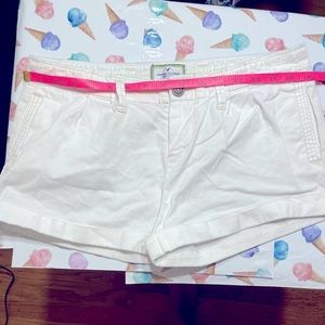 American Eagle White Shorts Size 4